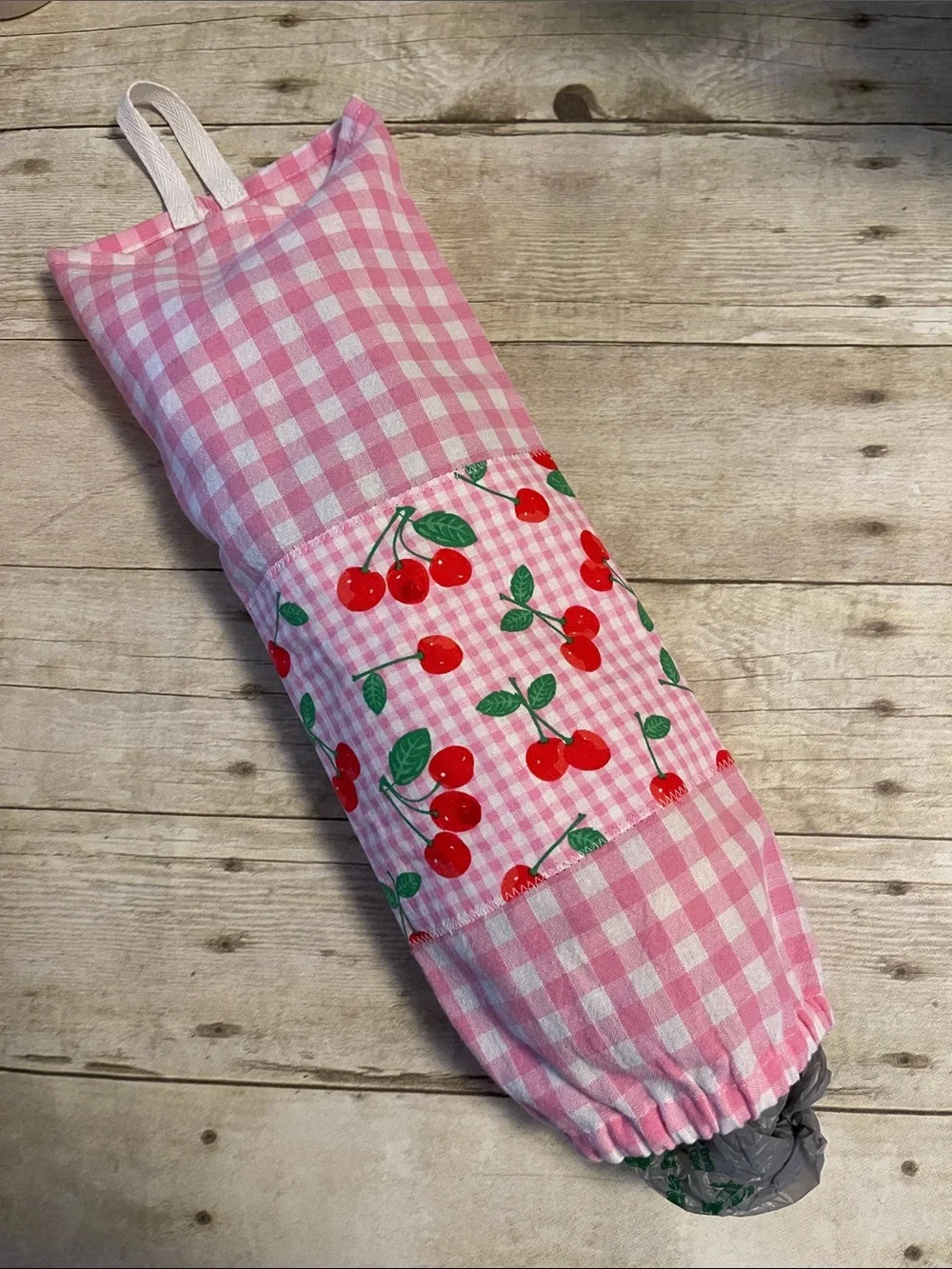 Bundle of 7 Cherries Kitchen Decor, Bag Holder, Dish Drying Mat & More